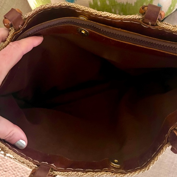 Vintage Inge Sport Rattan Woven Shoulder Bag - Picture 8 of 9